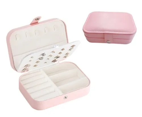 Kuferek szkatułka pudełko organizer na biżuterię