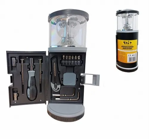 Zestaw narzędzi lampa oryginalny prezent upominek