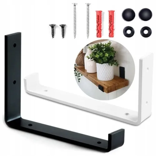 Wspornik podpórka do półki LOFT uchwyt mocowanie czarny