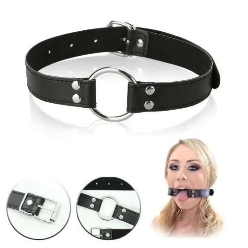 Otwarty stalowy knebel rozwieracz ust oral sex