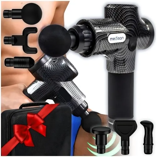 Pistolet do masażu + 6 głowic masażer