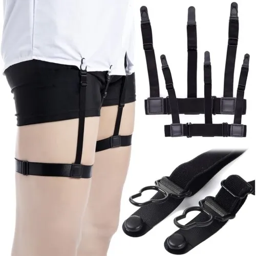 Niewidoczne szelki męskie do utrzymywania koszuli