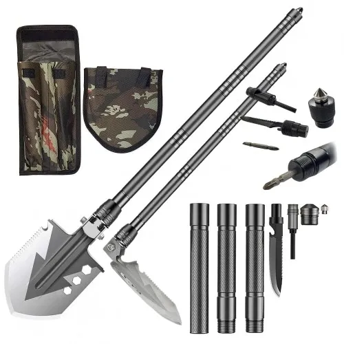 Saperka łopata składana taktyczna wielofunkcyjna + etui