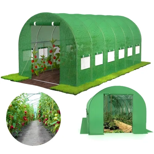 Duży tunel ogrodowy foliowy szklarnia PREMIUM