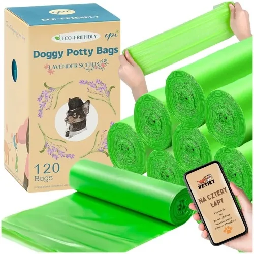 Biodegradowalne woreczki na psie odchody