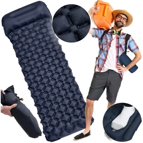 Materac mata turystyczna z pompką