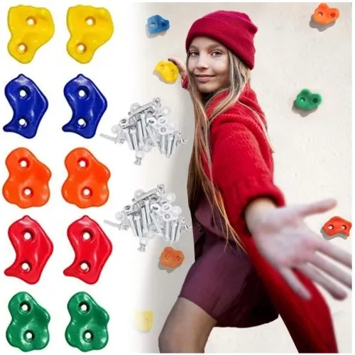 Kamienie uchwyty do ścianki wspinaczkowej 10 sztuk
