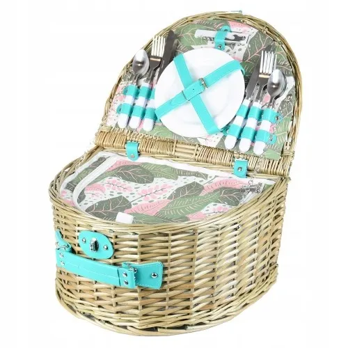 Kosz piknikowy zestaw dla 4 osób ZQ21-6502N