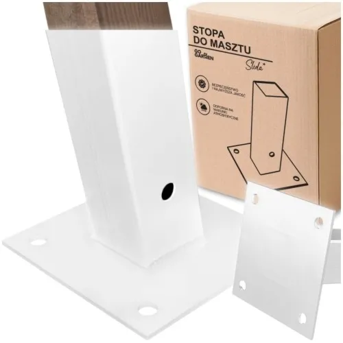 Stopa do masztu - biała