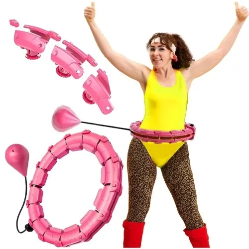 Hula hop z obciążeniem i wypustkami