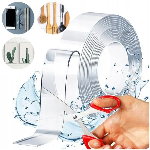 Dwustronna przezroczysta taśma nano 3x3