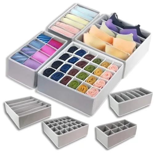 Zestaw organizerów do szafy, szuflady