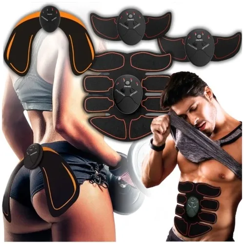 Masażer EMS elektrostymulator mięśni trening na brzuch pośladki uda i plecy