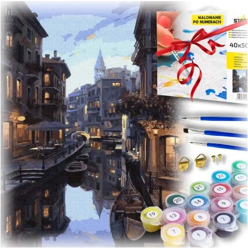 Zestaw do malowania po numerach - Wenecja