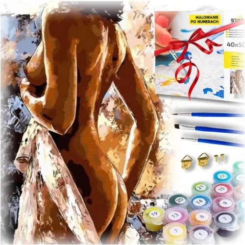 Zestaw do malowania po numerach - kobieta