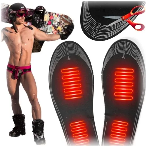 Wkładki podgrzewane do butów i stóp na zimę USB 35-46