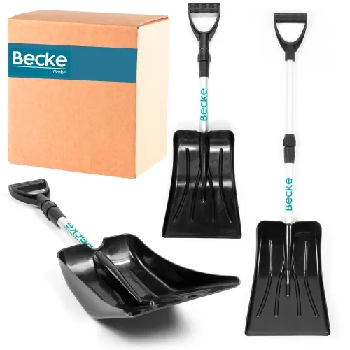 Łopata śniegowa szufla do śniegu saperka - czarna