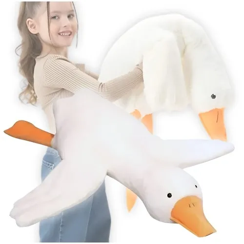 Duża Gęś Pipa Maskotka Pluszowa Gąska XL 90 cm