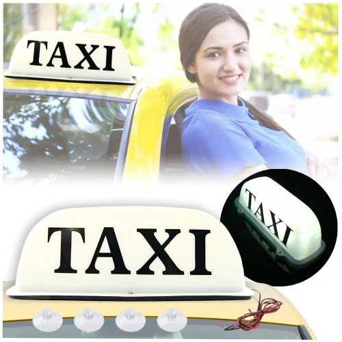 Lampa LED Taxi Kogut z przyssawkam