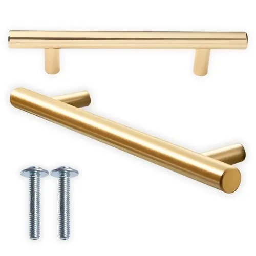 Uchwyt meblowy klasyczny reling złoty GABRIEL