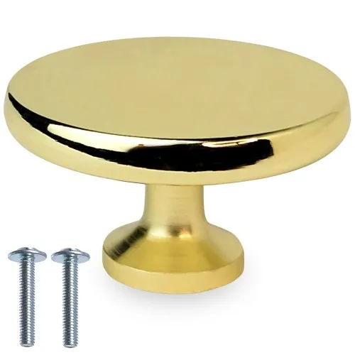 Uchwyt metalowy meblowy złota gałka Gloria