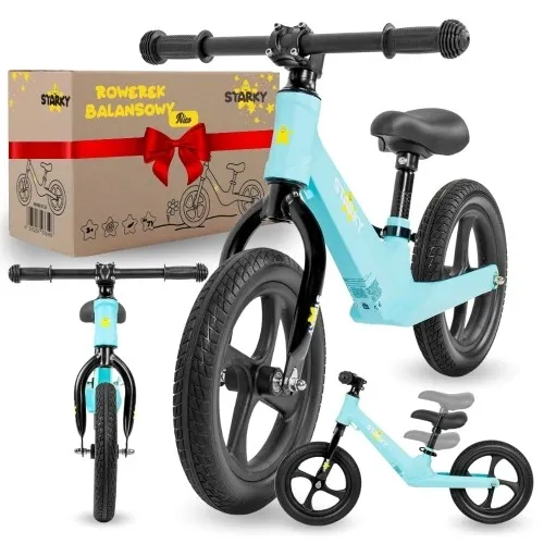 Rowerek biegowy magnesium koła 12" turkusowy matowy