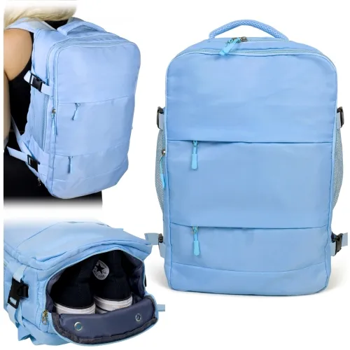 Plecak podróżny - niebieski