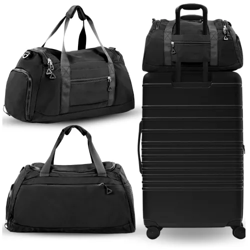 Torba treningowa podróżna - czarna