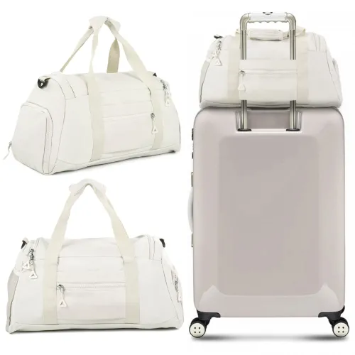 Torba treningowa podróżna 30 l ecru