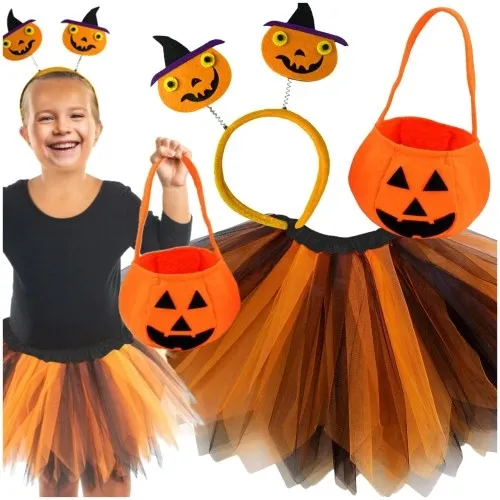 Przebranie halloween dla dziewczynki 3w1