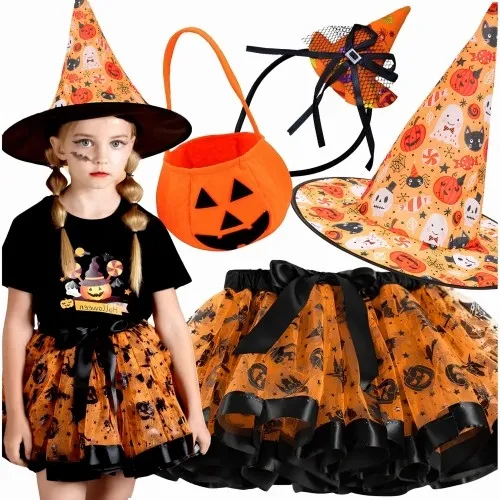 Przebranie halloween dla dziewczynki dynia