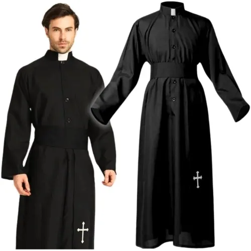 Przebranie halloween dla dorosłych ksiądz