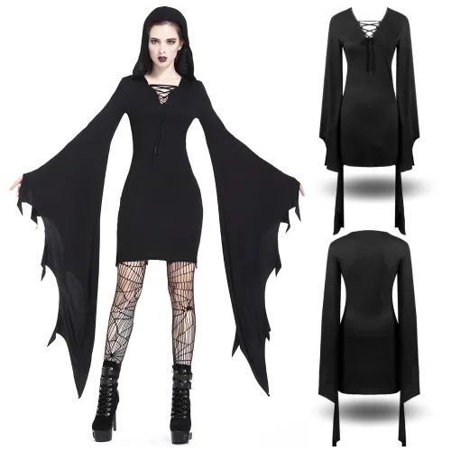 Przebranie sukienka nietoperz wampirzyca