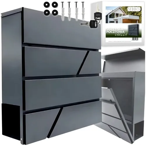 Skrzynka pocztowa na listy pocztę antracyt Casella