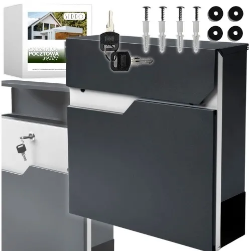 Skrzynka pocztowa na listy pocztę antracyt Buzon