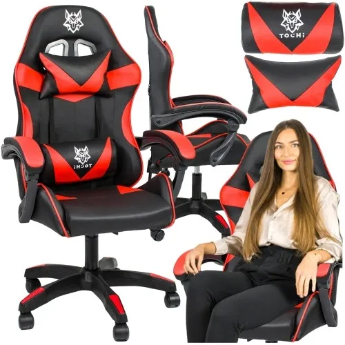 Fotel gamingowy HERO czarno-czerwony