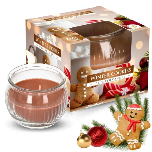 Świeca zapachowa Bispol- zimowe ciasteczka