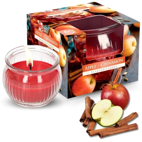Świeca zapachowa Bispol jabłko cynamon