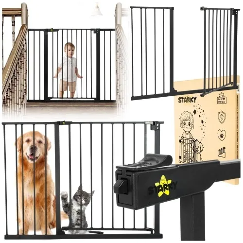 Bramka barierka balustrada rozporowa zabezpieczająca dziecko schody drzwi