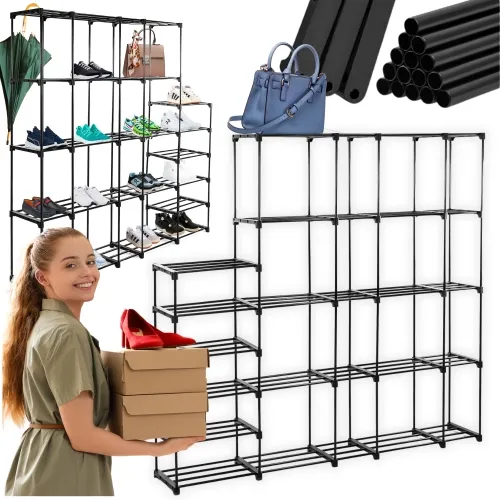 Szafa modułowa metalowa rama regał stojak na buty