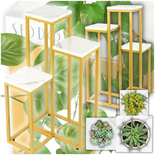 Kwietnik na rośliny 3 poziomy loftowy 68 cm Iconic