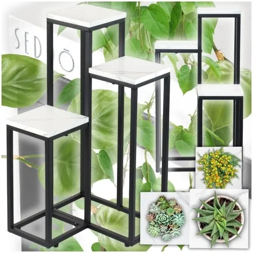 Kwietnik na rośliny 3 poziomy loftowy 68 cm Iconic