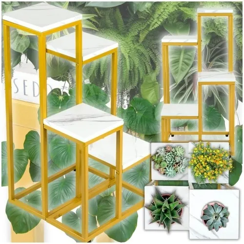 Kwietnik na rośliny 4 poziomy loftowy 68 cm Harmony