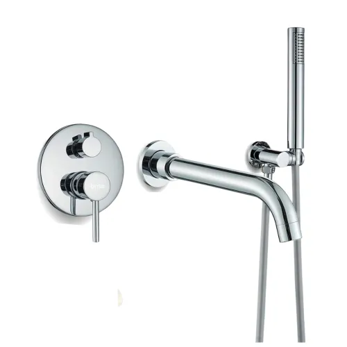 Bateria wannowa podtynkowa- Chrom