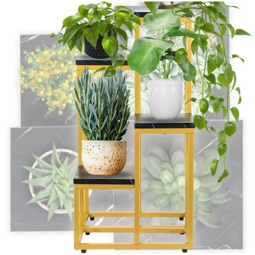 Kwietnik na rośliny 4 poziomy loftowy 68 cm Harmony