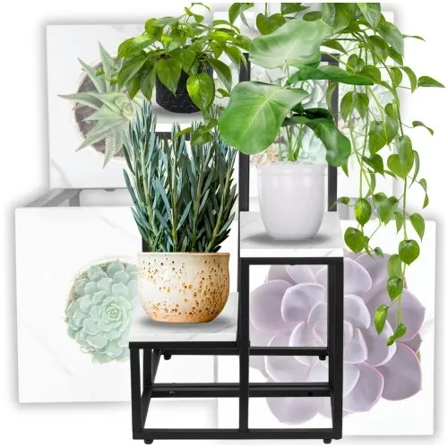 Kwietnik na rośliny 4 poziomy loftowy 68 cm Harmony