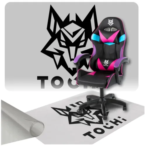 Mata ochronna pod fotel 0,8mm 100x140cm - szara