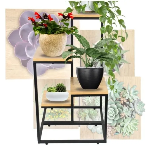 Kwietnik na 4 duże doniczki industrial Allure