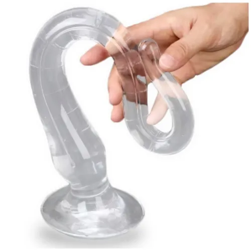 Sonda korek analny mega długi przeźroczysty - 60 cm