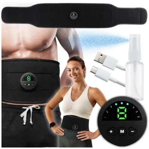 Pas EMS masażer wyszczuplający odchudzający elektrostymulator mięśni brzuch